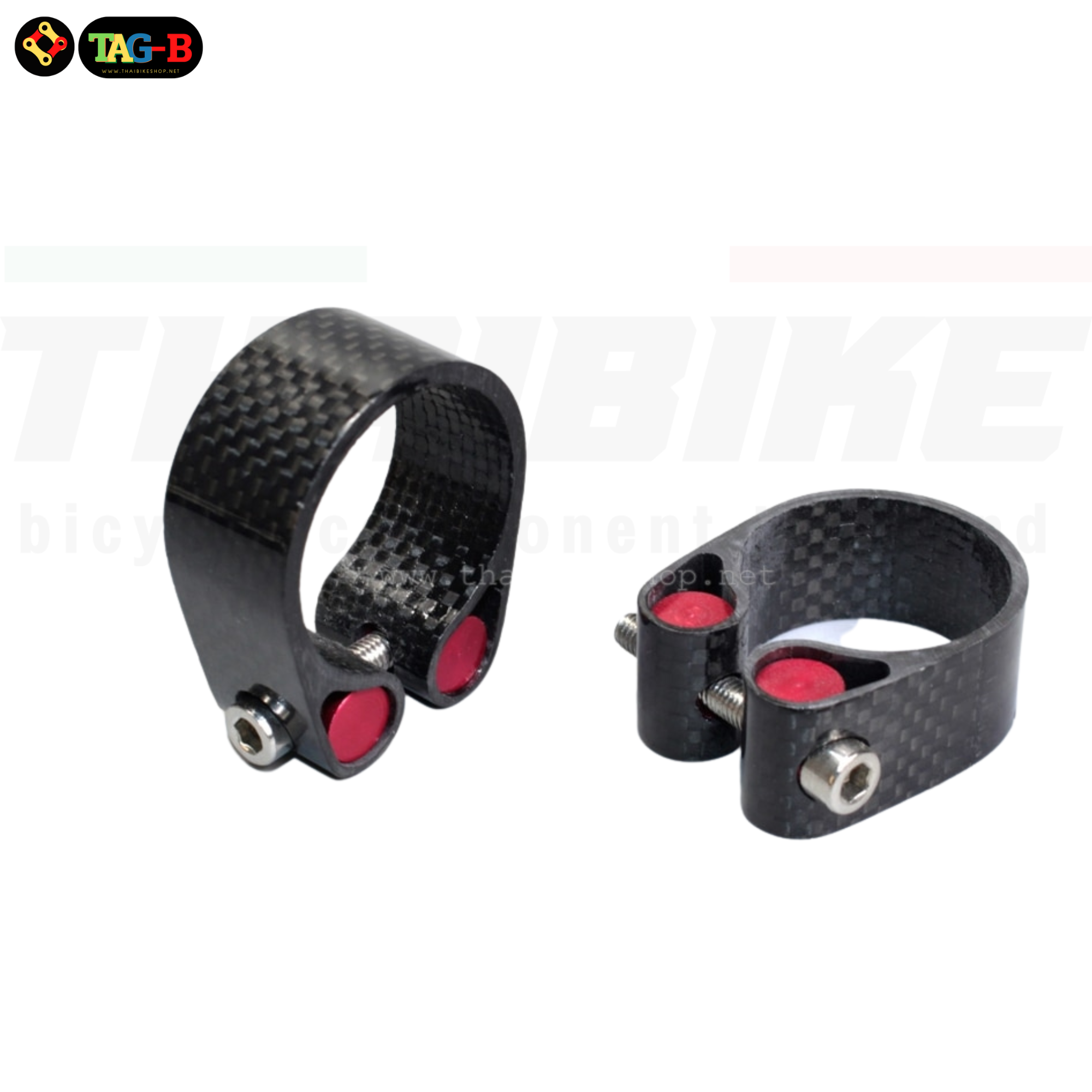 รัดหลักอานคาร์บอน EC90 รัดหลักอานจักรยานแบบปลดช้า 34.9/31.8