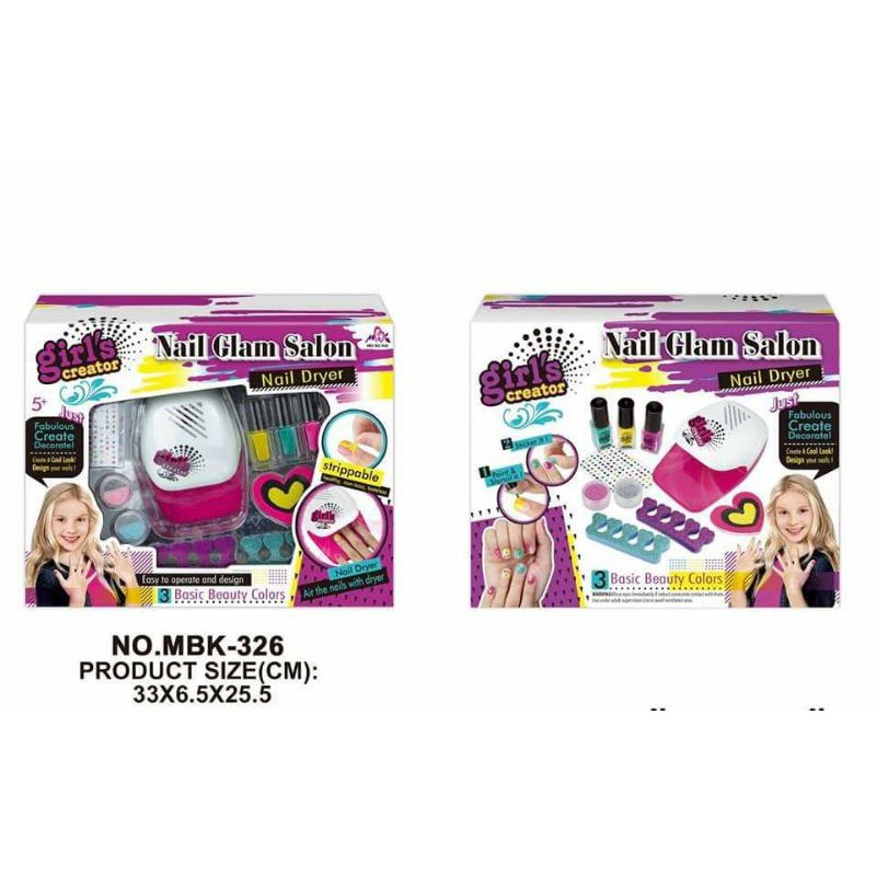 ชุดทำเล็บเด็ก เครื่องอบเล็บเด็ก พร้อมส่งจากไทย งานคุณภาพดีมาก