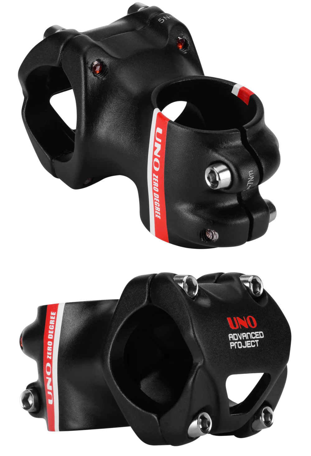 สเต็มจักรยานอลูมิเนียม UNO 0 degree ยาว 35มม. 45มม.