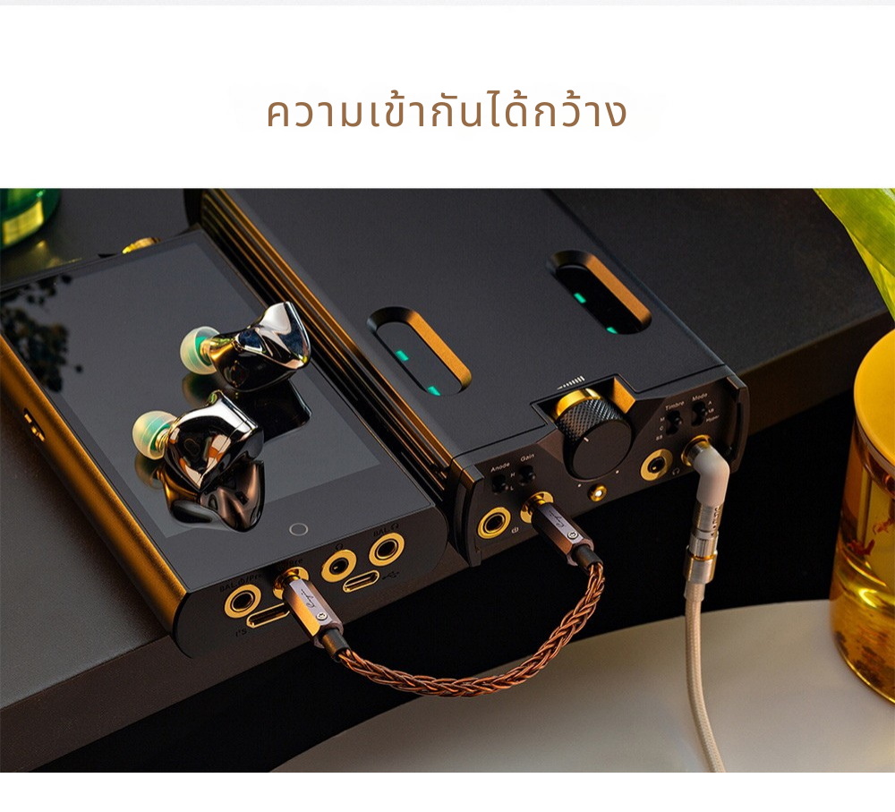 Cayin CS-35C35ii/CS-44C44ii สายเชื่อมต่อสัญญาณเสียง ความบริสุทธิ์สูง ประกันศูนย์ไทย