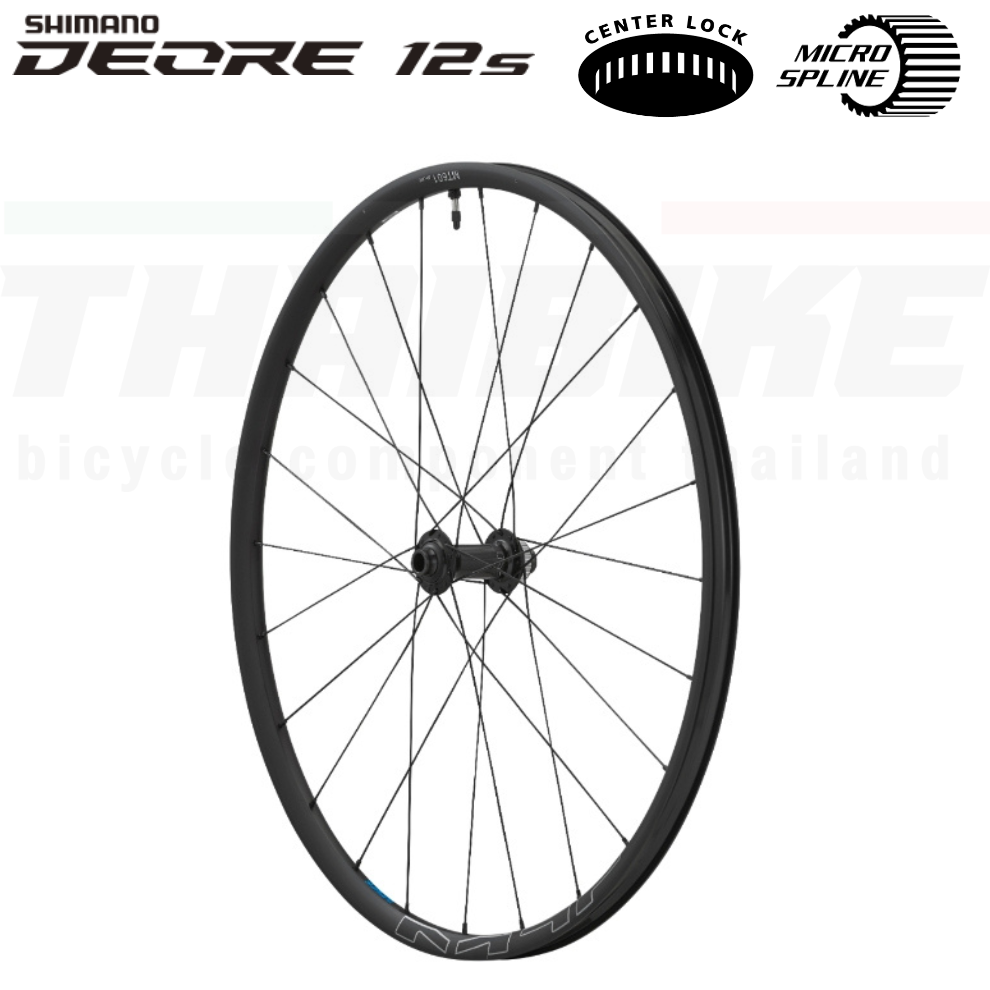ชุดล้อจักรยานเสือภูเขา SHIMANO 27.5/29 Tubeless Wheel Thru Axle WH-MT601