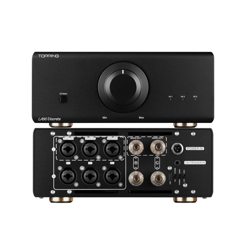 Topping LA90 Discrete NFCA Amplifier ตั้งโต๊ะ รองรับ Hi-Res ประกันศูนย์ไทย