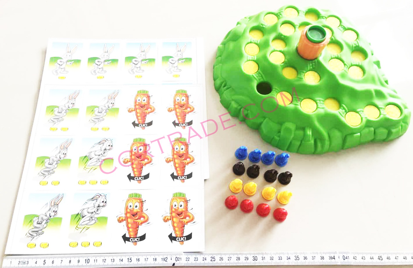 เกมส์กระต่ายลงรู+การ์ดกล่องจัมโบ้ 25x30 ซม.(1x3)