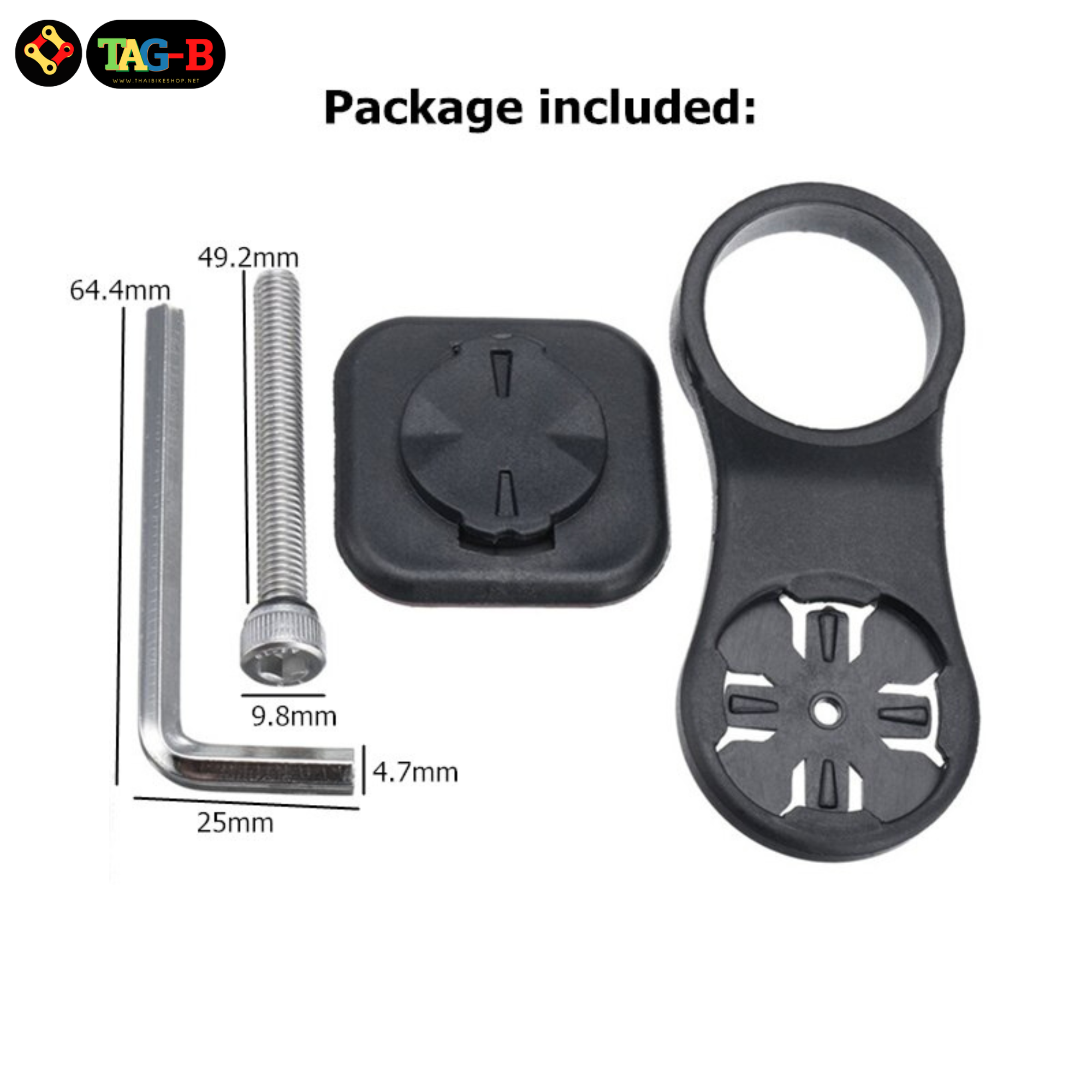 มาใหม่ MOUNT ติดสเต็มพร้อมแผ่นยึดมือถือ ขายึดมือถือติดจักรยาน