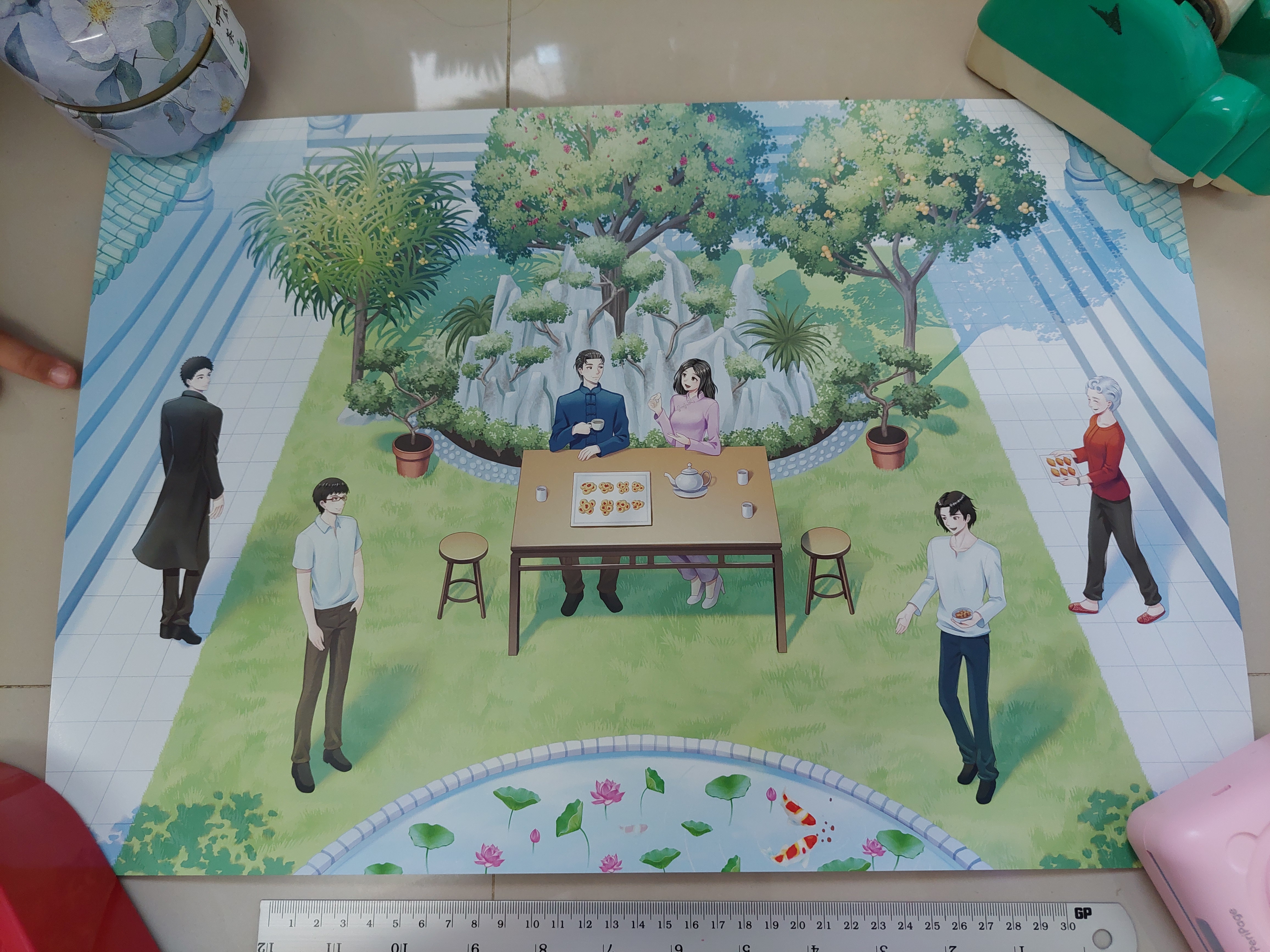 โปส+ที่คั่น+โปสเตอร์ ทะลุมิติไปเป็นชาวสวนคุณแม่ลูกสาม