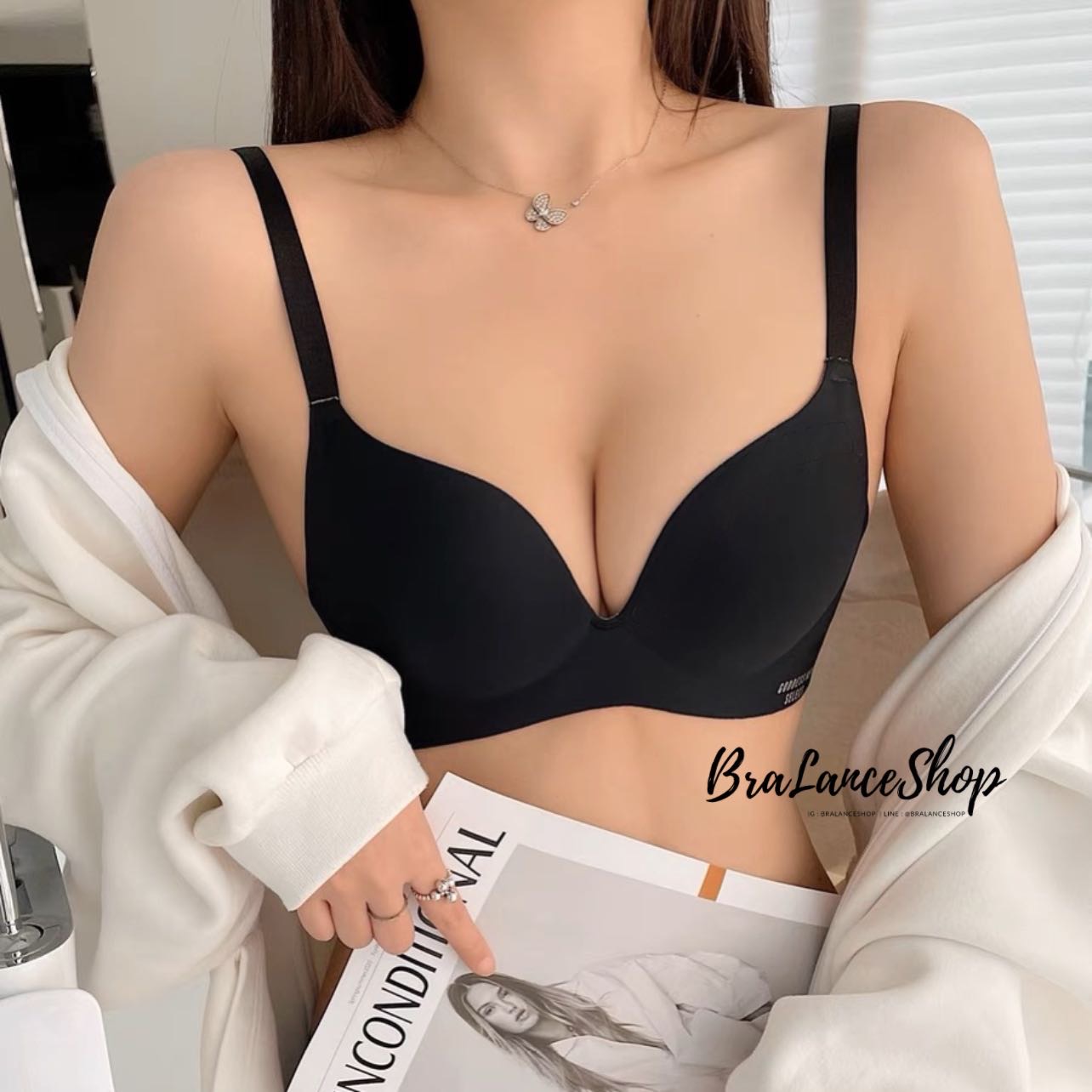 BLS✿W9580 บราเดี่ยวไร้โครง ไร้ขอบ