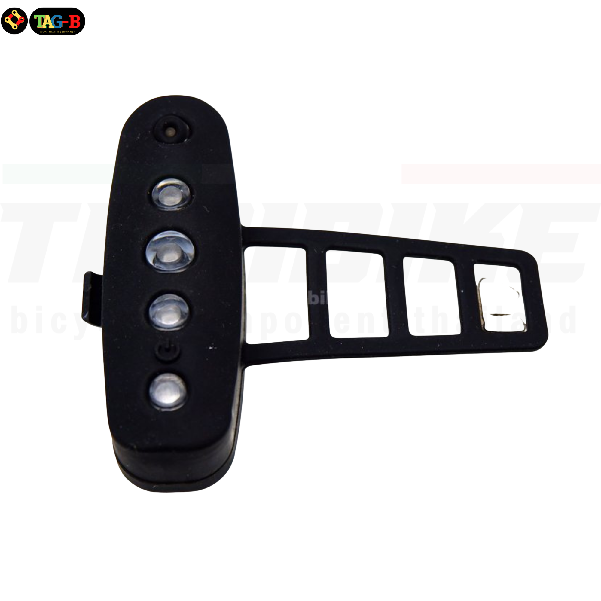 ไฟท้ายจักรยานแบบซิลิโคนทรงมะขาม ยี่ห้อ DC-109 ชาร์จ USB