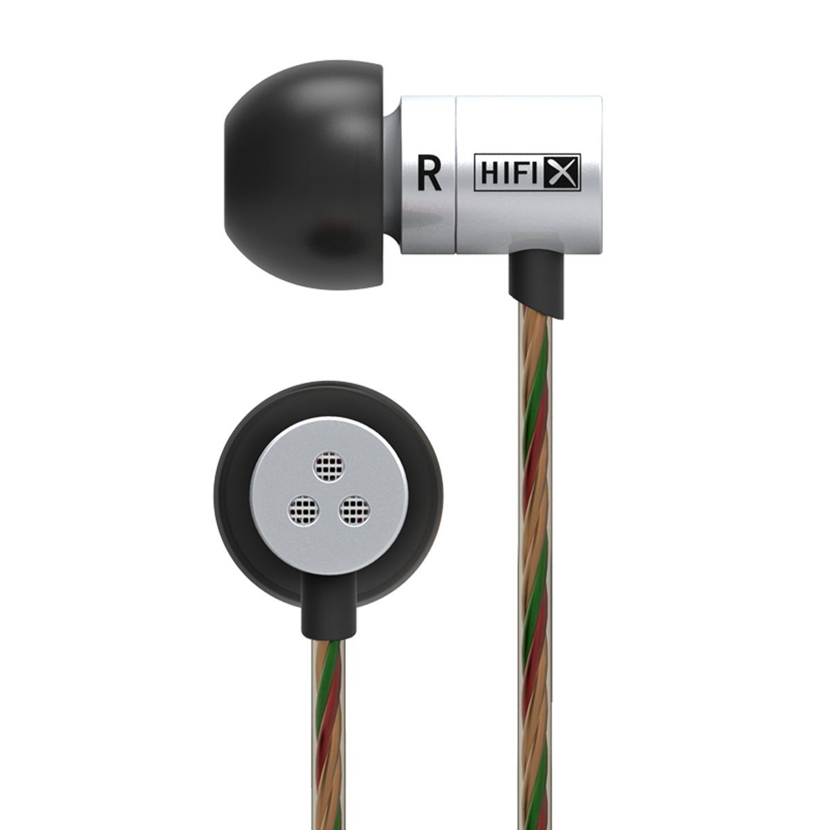 ขาย KZ HDS1 (มีไมค์ในตัว) หูฟังอินเอียร์แนวใหม่จิ๋วแต่แจ๋ว ให้คุณภาพเสียงระดับ HD (สีเงิน)