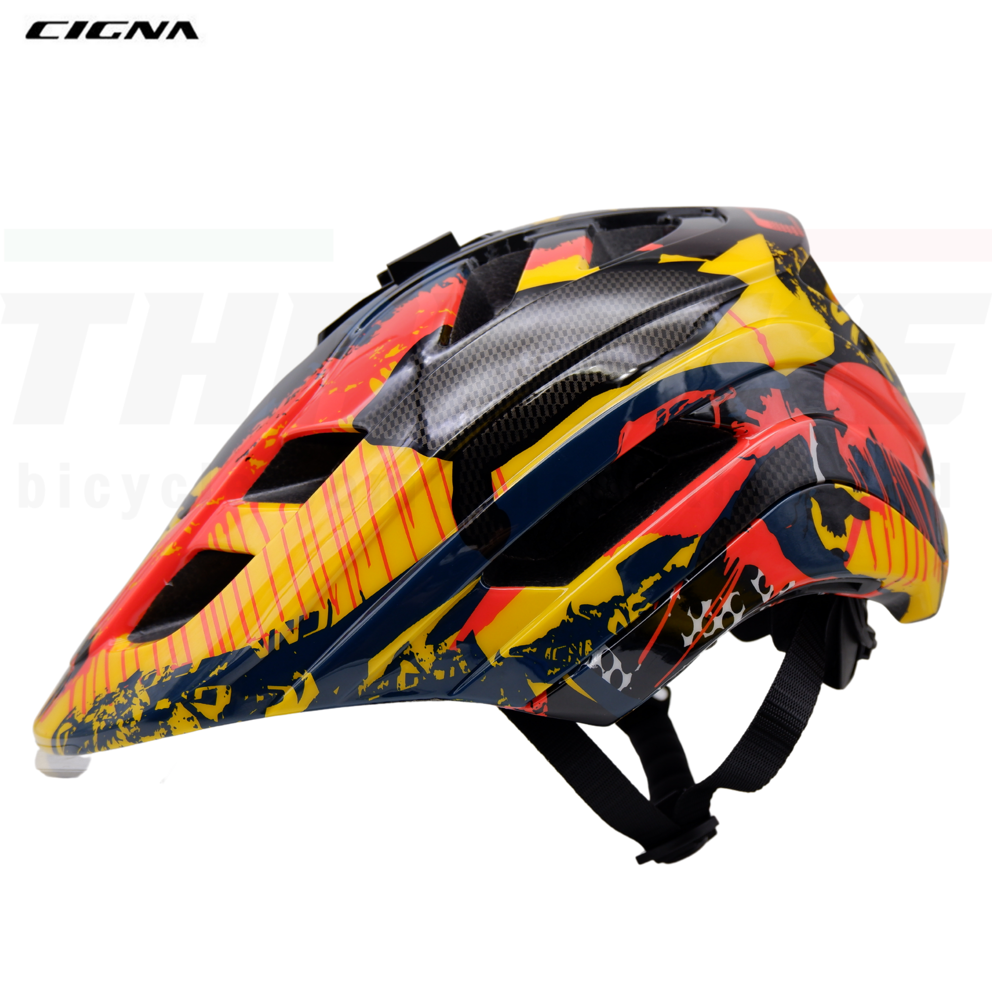 NEW MODEL หมวกเด็กแบบเต็มใบ CIGNA หมวกจักรยาน หมวกรถขาไถ หมวกเด็ก พร้อมขายึด GOPRO