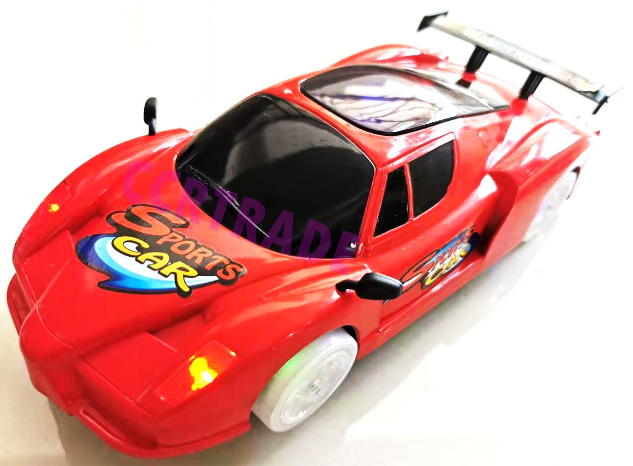 รถสปอร์ตแดนซ์ซิ่ง ล้อไฟกล่อง มีเพลง มีไฟ 10x25 ซม.(1x3)