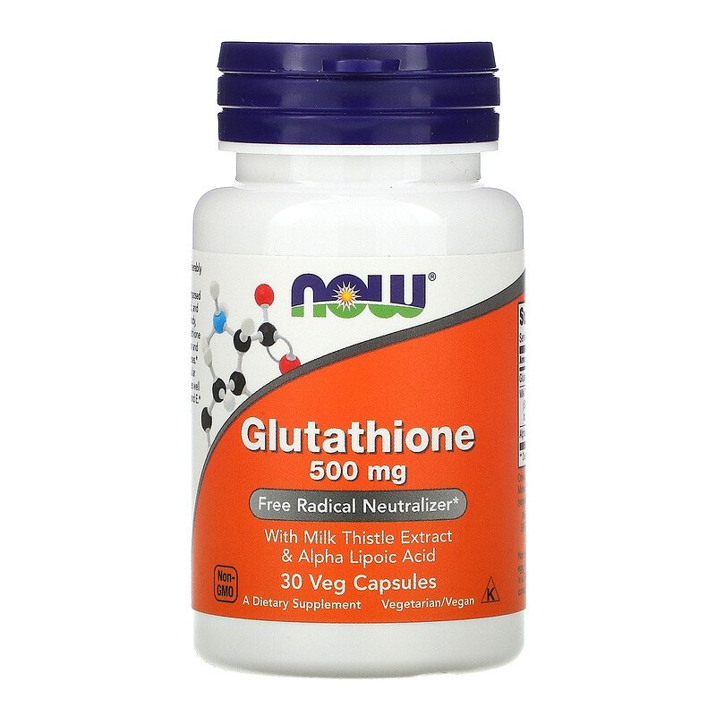 กลูธาไทโอน 500mg Glutathione Now บรรจุ 30 เม็ด