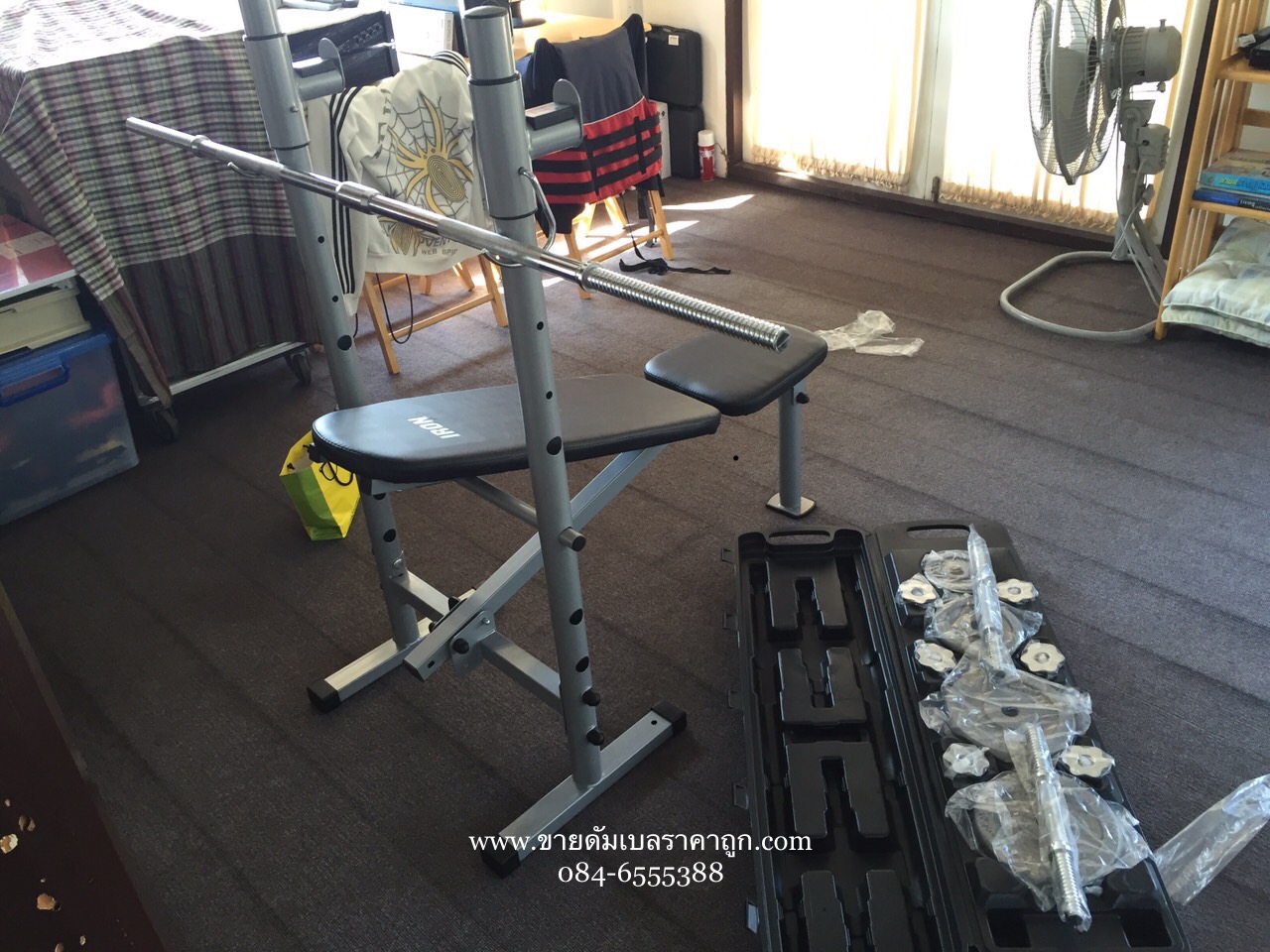 ม้าบาร์เบลพับได้ รุ่น IRON 301