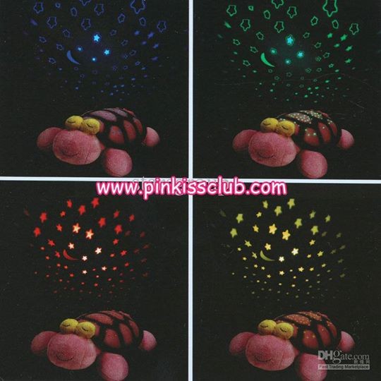 โคมไฟเต่าดวงดาวเปลี่ยนสีพร้อมเสียงเพลง Musical Snail Twilight