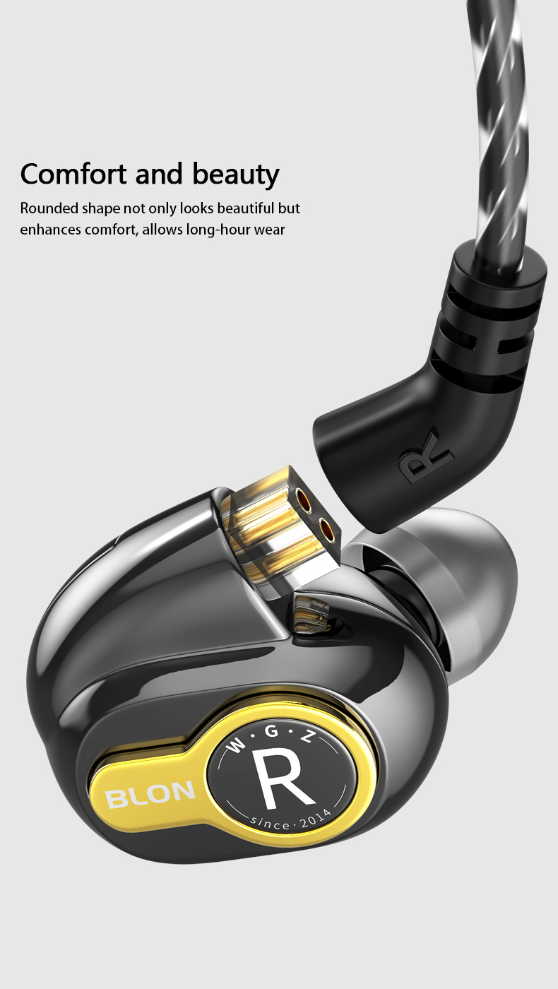 ขาย Blon BL05 หูฟัง Dynamic 10mm ใช้ Carbon Diaphragm เป็นส่วนประกอบไดร์เวอร์