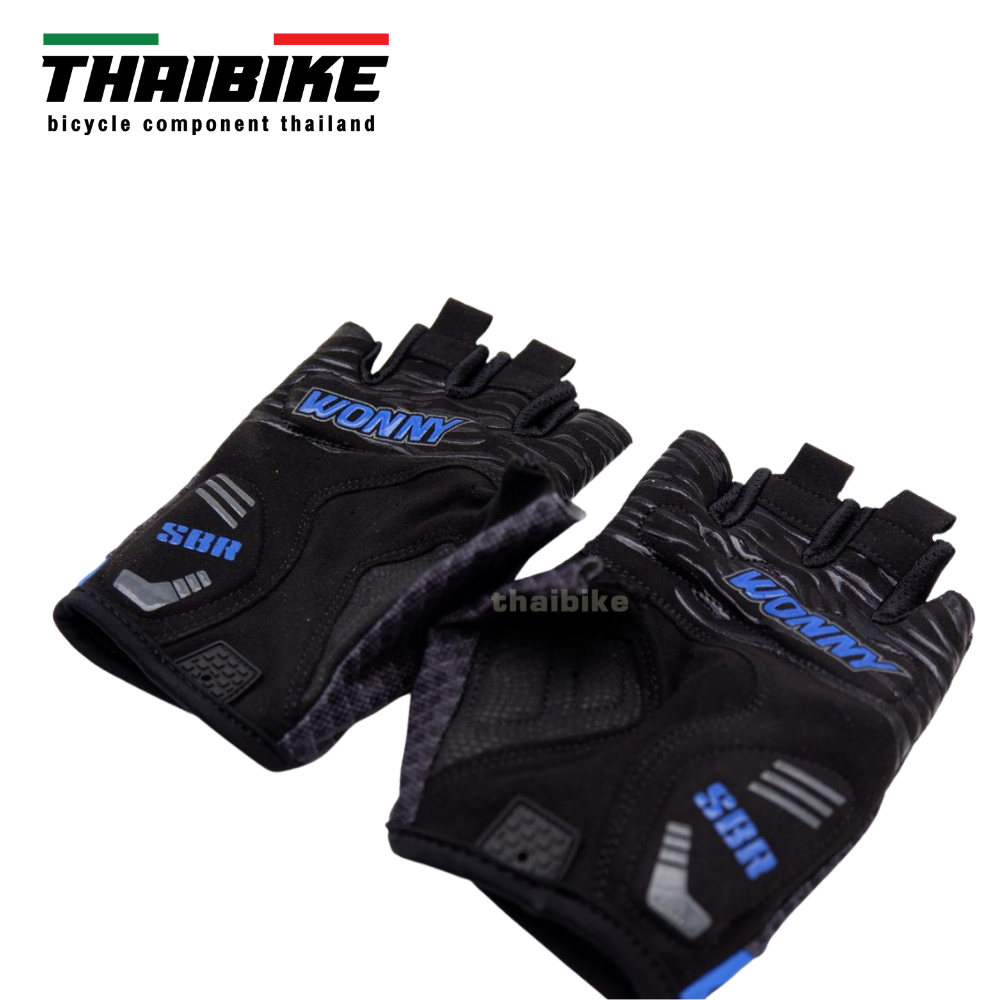 ถุงมือเจลสำหรับปั่นจักรยาน มีเจลรองมือ ของแท้ งานหนานุ่ม WONNY