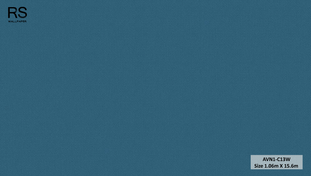 วอลเปเปอร์ลายผ้า สีพื้นสีน้ำเงินเข้ม AVN1-C13W