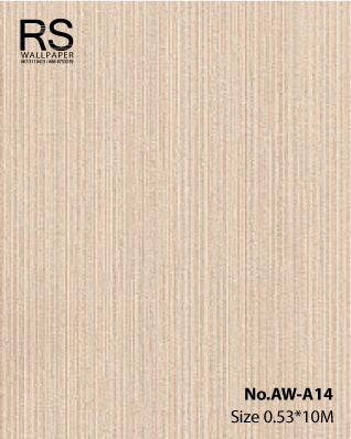 วอลเปเปอร์สีส้มอ่อน เทกเจอร์เส้น No.AW-A14