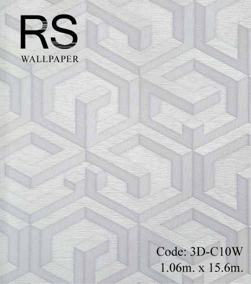 วอลเปเปอร์ลายกราฟฟิค 3D-C10W