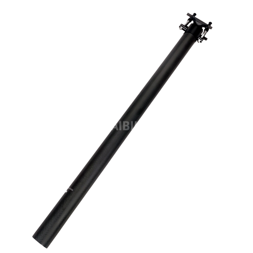 หลักอานรถพับคาร์บอน EC90 แบบยาวพิเศษ หลักอานจักรยานสุดเบา