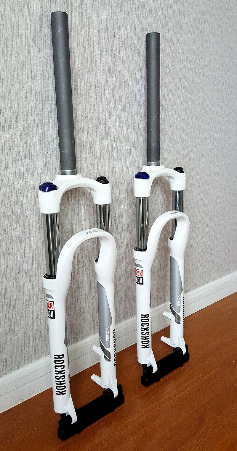 โช๊ค ROCKSHOX XC28 สำหรับ 26นิ้ว(สีขาว) โช๊ครถจักรยาน