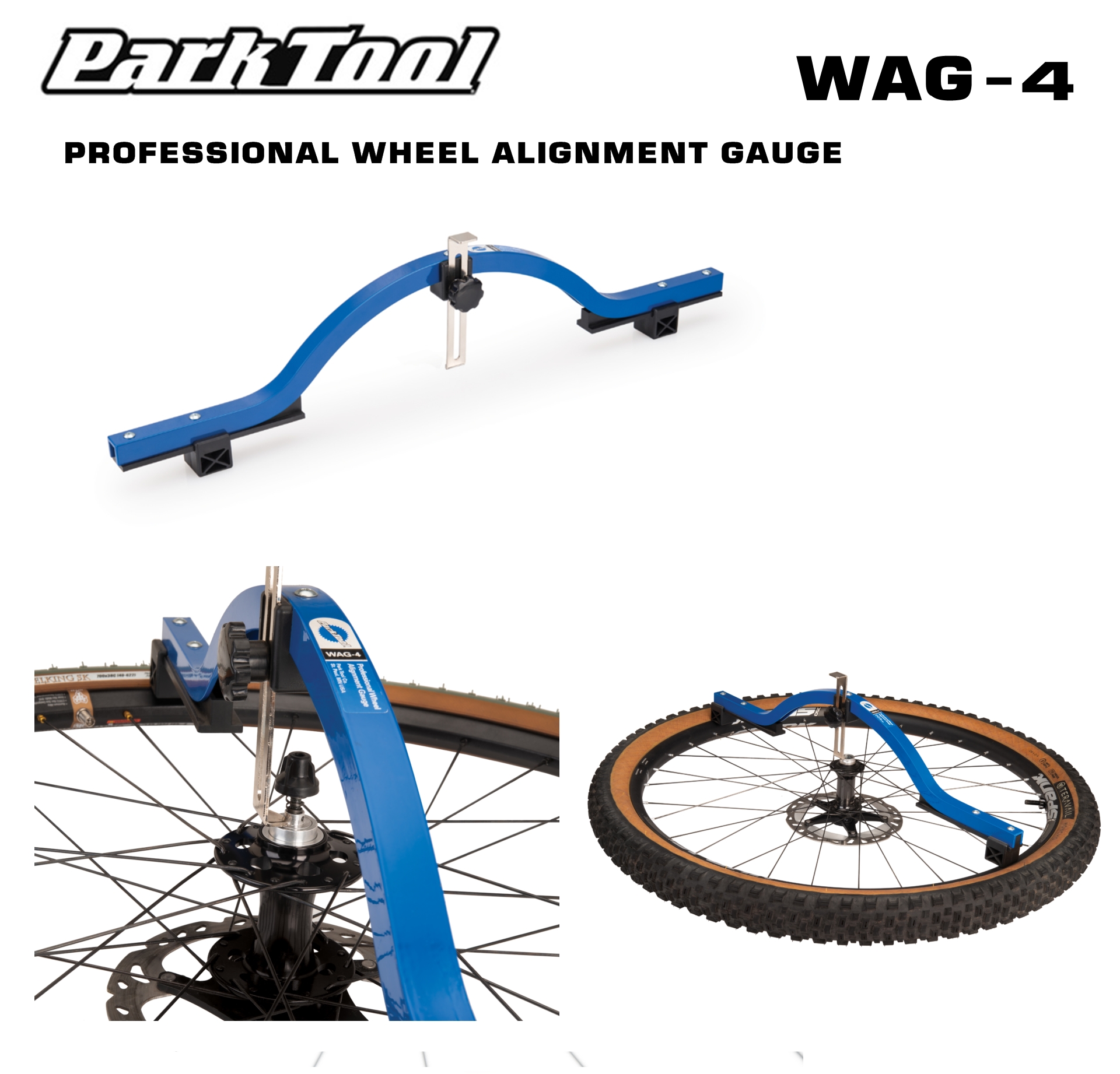 ตัววัดศูนย์ล้อจักรยาน Park Tool PROFESSIONAL WHEEL ALIGNMENT GAUGE,WAG-4