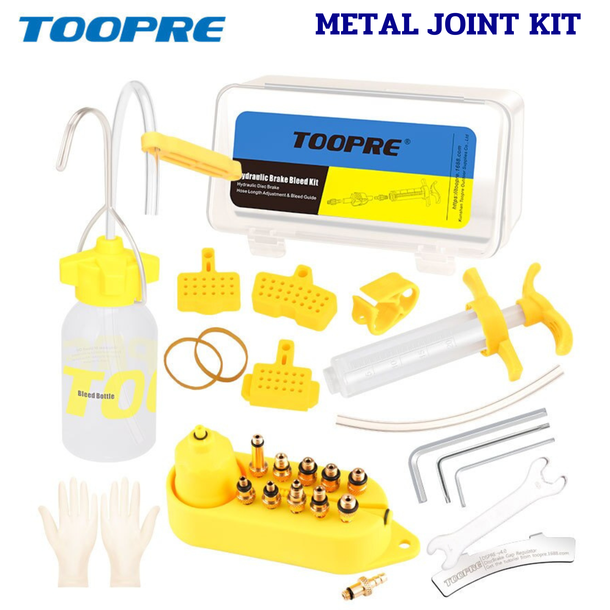 ชุดไล่น้ำมันเบรคจักรยาน THAIBIKE TOOPRE สำหรับ SHIMANO, SRAM, MAGURA, Tektro