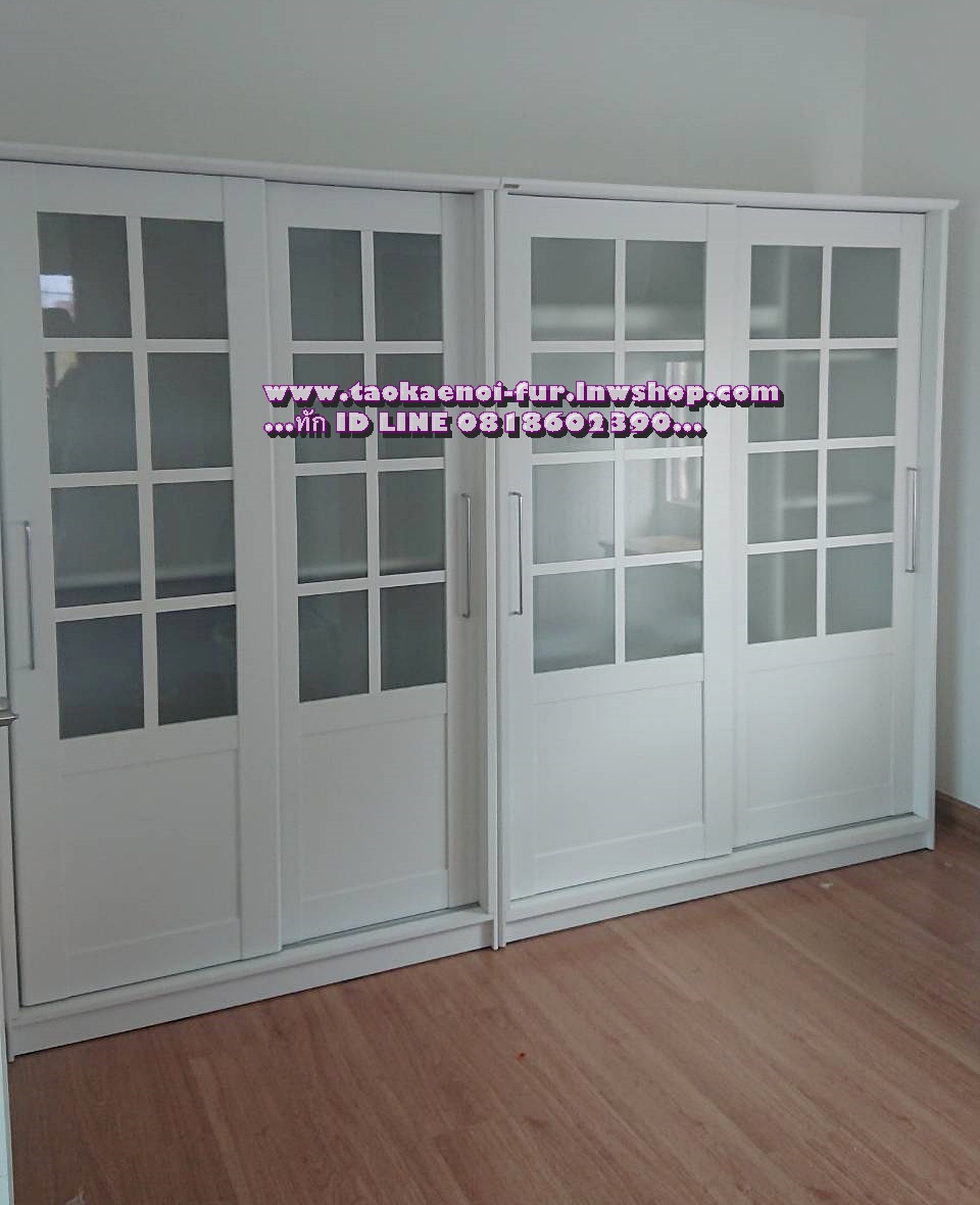 W1202SLJ ตู้เสื้อผ้าบานเลื่อน 120 ซม.