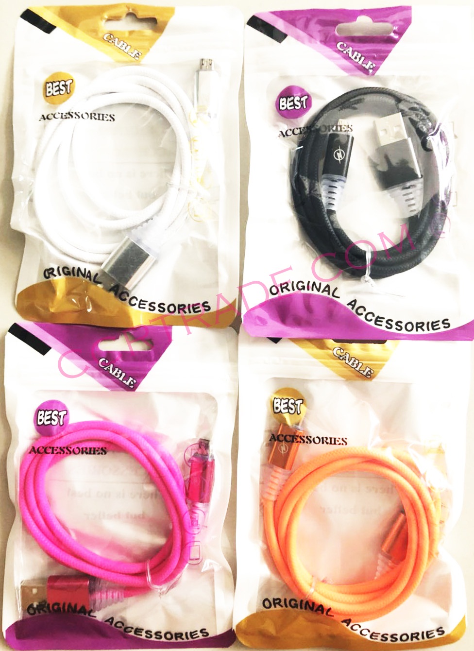 สายชาร์ทซัมซุง 1 ม. มีไฟถุง 14 ซม.