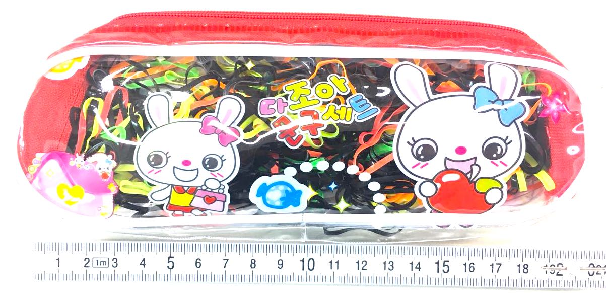 ยางสีสดกระเป๋าการ์ตูนใหญ่ 20.5 ซม.