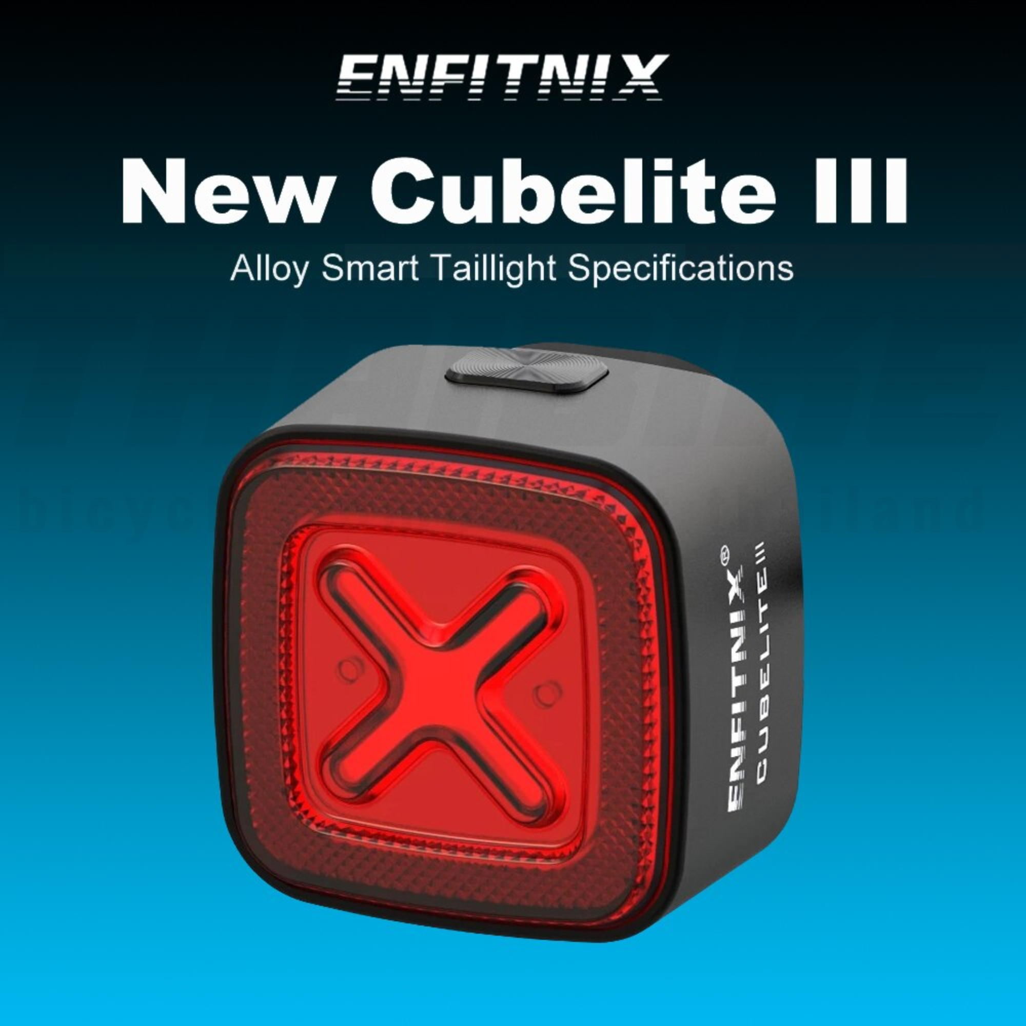 ไฟท้ายติดใต้อานแบบออโต้เบรค ENFITNIX CUBELITE III XLITE 100