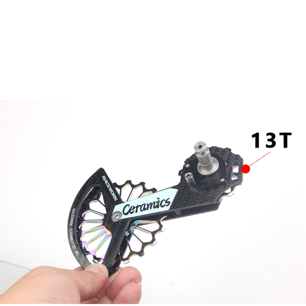 ตีนผีแต่ง ขาแต่งตีนผีเซรามิค RACEWORK รุ่น รองรับ SHIMANO R7000/R8000/R8050/R8070/R9170/R9150/R9100