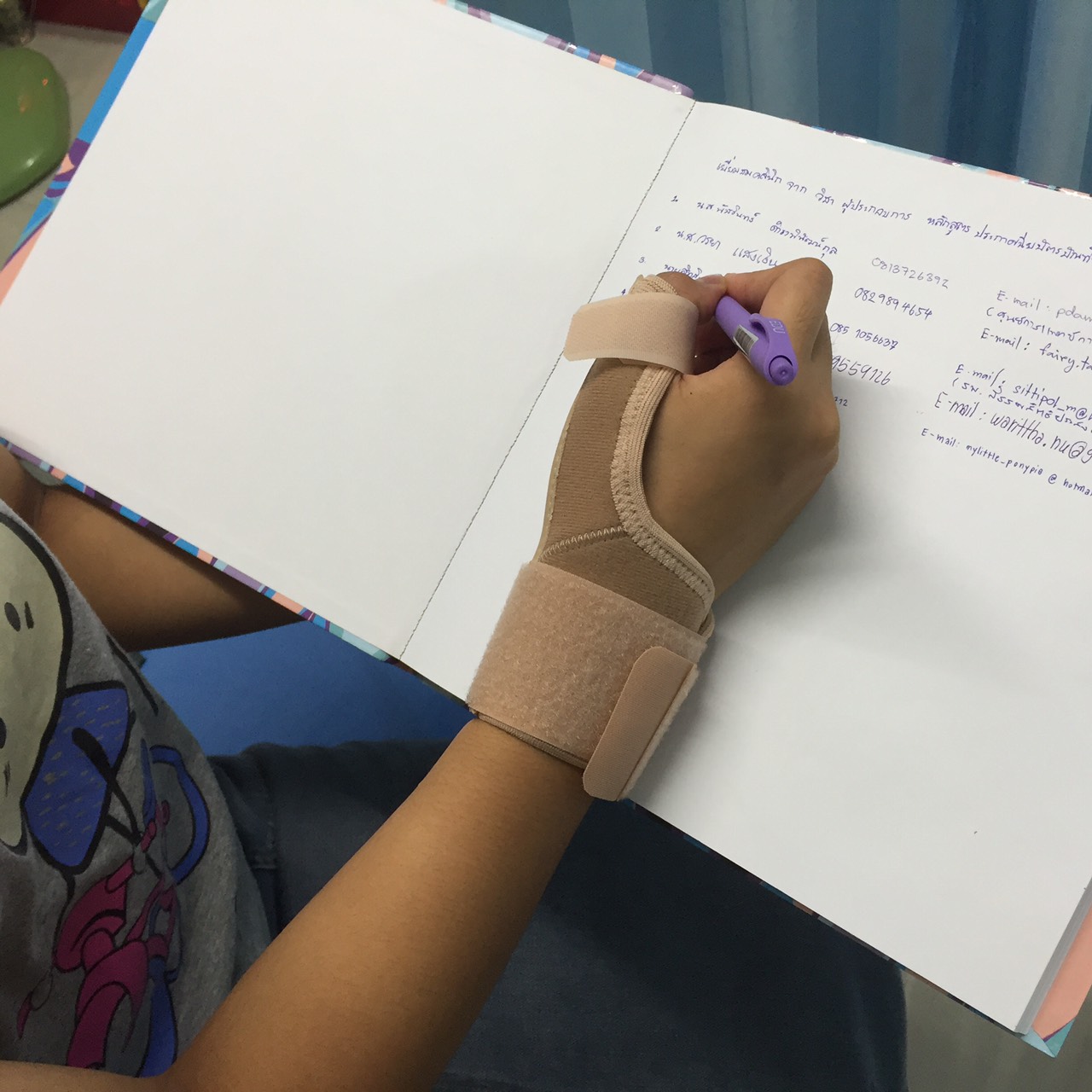 อุปกรณ์พยุงนิ้วหัวแม่มือ พยุงนิ้วหัวแม่มือและข้อมือ พยุงนิ้วหัวแม่มือ ที่พยุงนิ้วมือ อุปกรณ์พยุงข้อมือหรือนิ้ว [Wrist / Thumb Support]