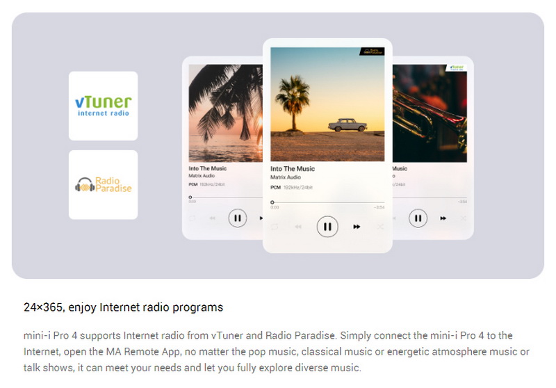 Matrix Audio Mini-i Pro 4 Music Streamer เครื่องเล่นเพลงเครือข่ายตั้งโต๊ะ รองรับ MQA ประกันศูนย์ไทย