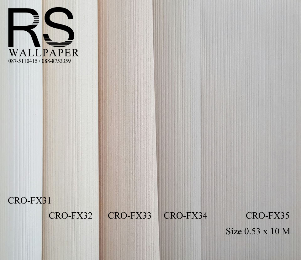 วอลเปเปอร์พื้นสีขาว CRO-FX31-FX32-FX33-FX34-FX35