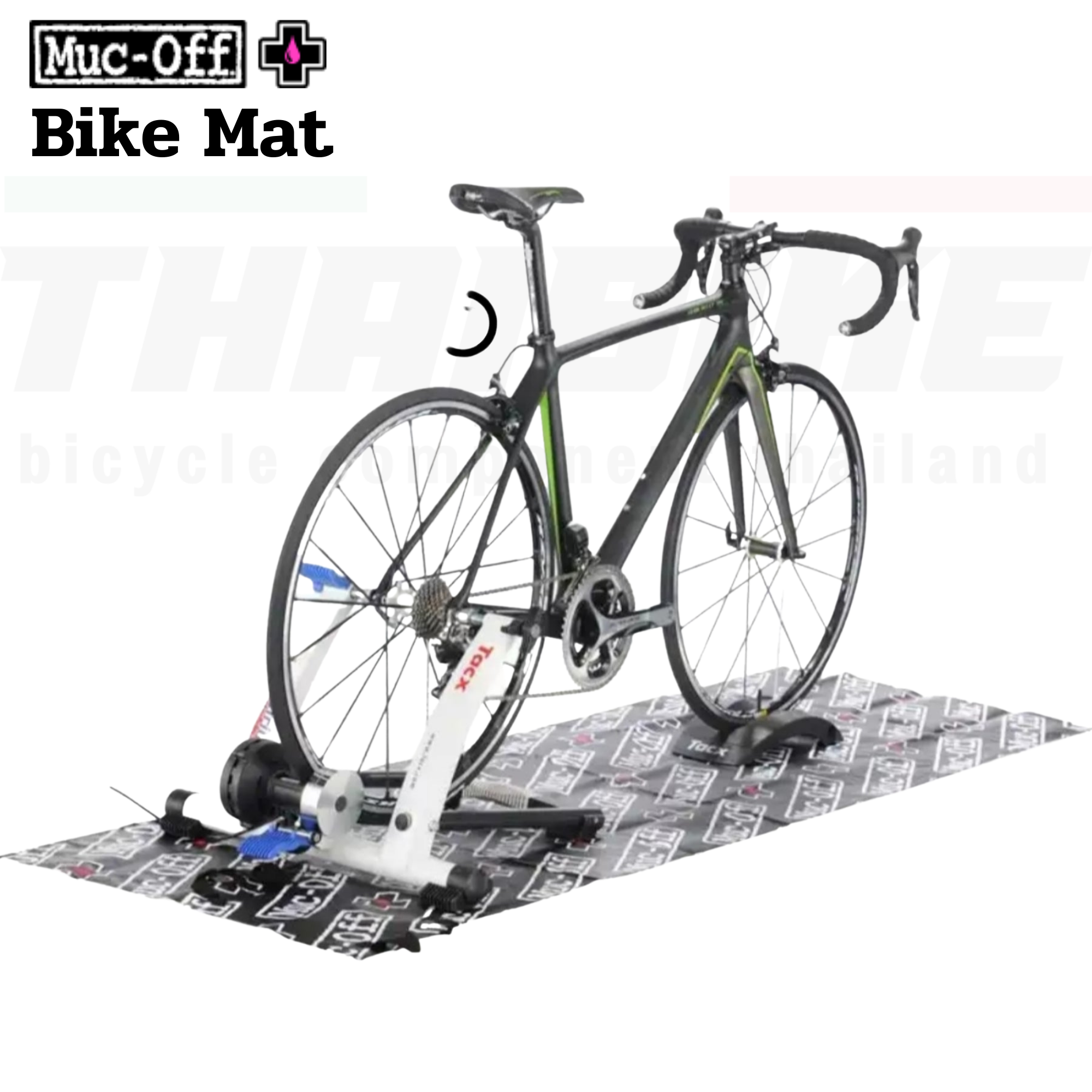 ผ้าใบปูพื้นอเนกประสงค์จักรยาน MUC-OFF ปั่นเทรนเนอร์ ซ่อมจักรยาน Bike Mat