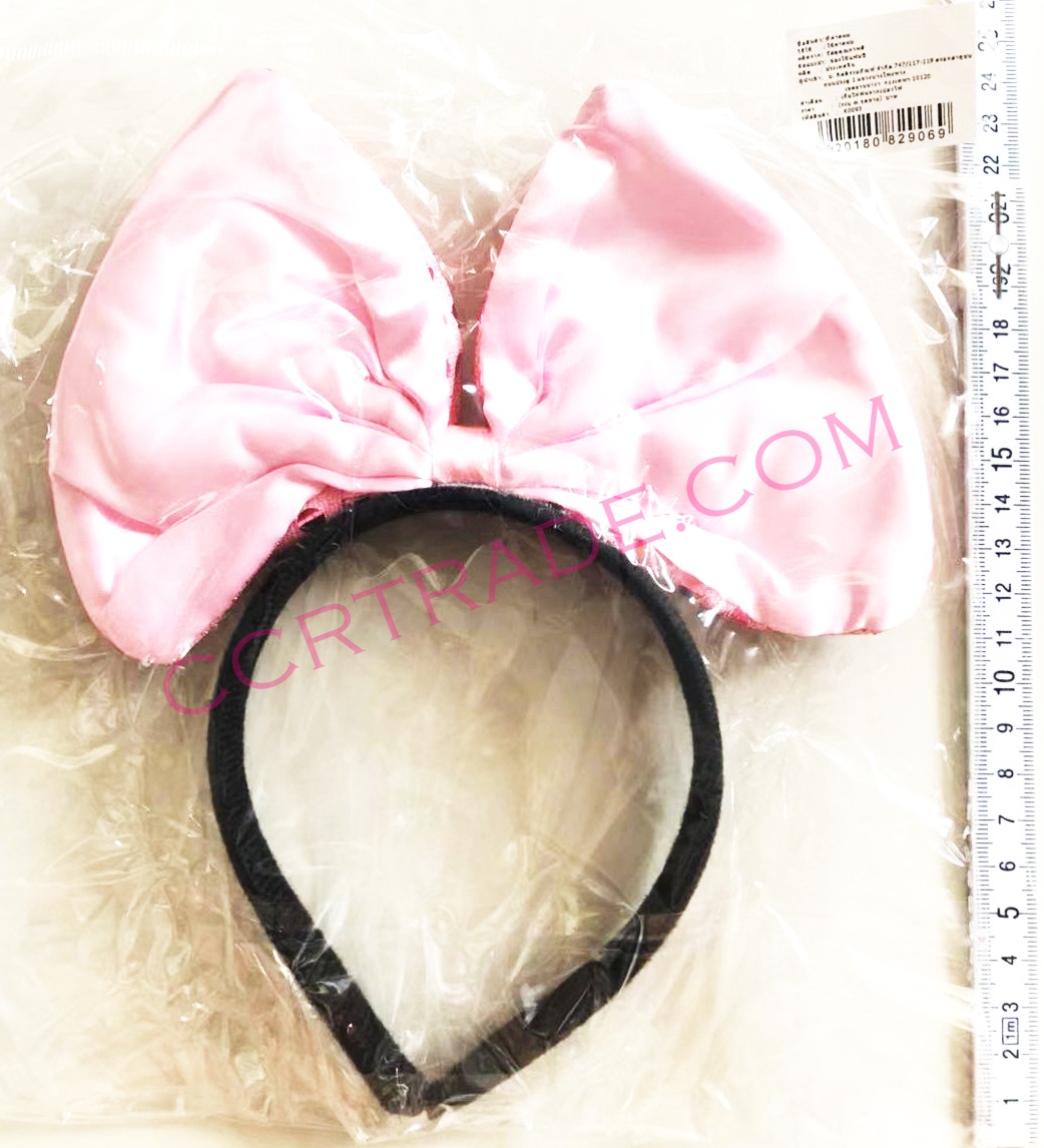 คาดผมโบว์มินนี่จัมโบ้ 19x23 ซม.