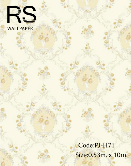 วอลเปเปอร์ลายดอกไม้วินเทจ PJ-H71
