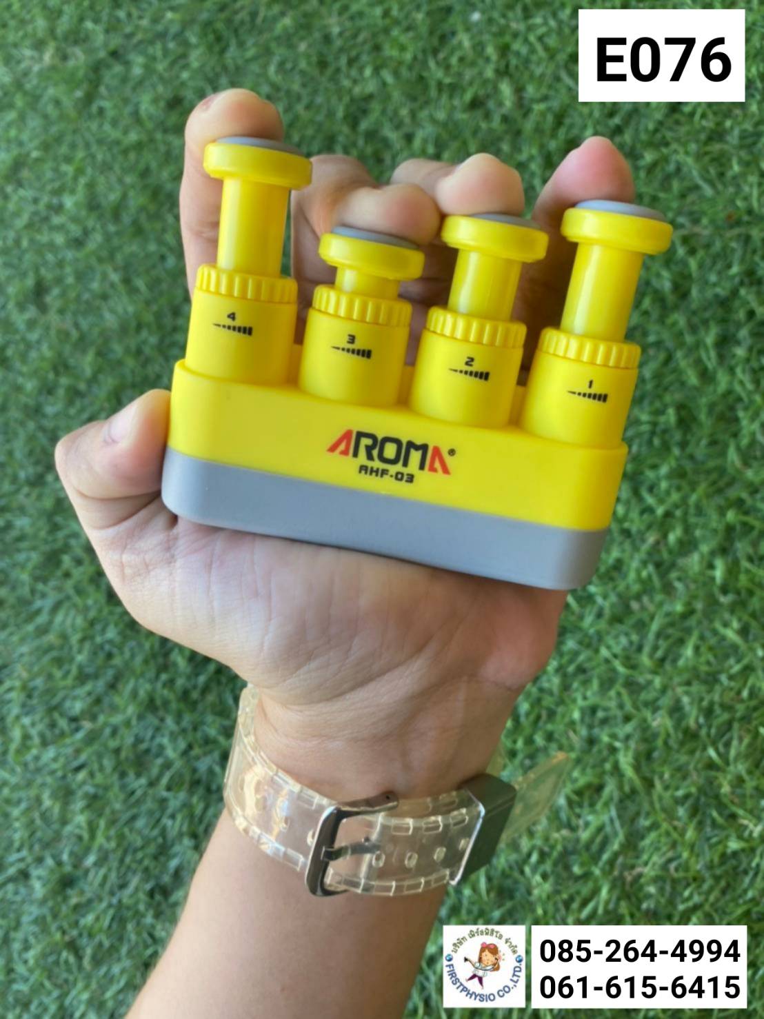 สปริงเพิ่มกำลังมือ / กายภาพมือ / ฝึกนิ้วมือ / ที่บริหารนิ้วมือ / สปริงบริหารมือและนิ้วมือ / Hand Spring ROM/Hand Grip/ E076