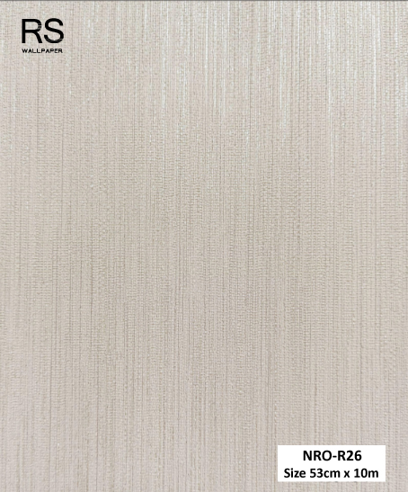 วอลเปเปอร์ สีเทาฟ้า มีกลิตเตอร์เงิน NRO-R26
