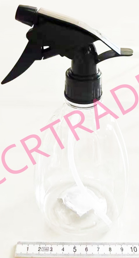 ขวดสเปร์ยสีใส 8x20.5 ซม.(500 ML.)