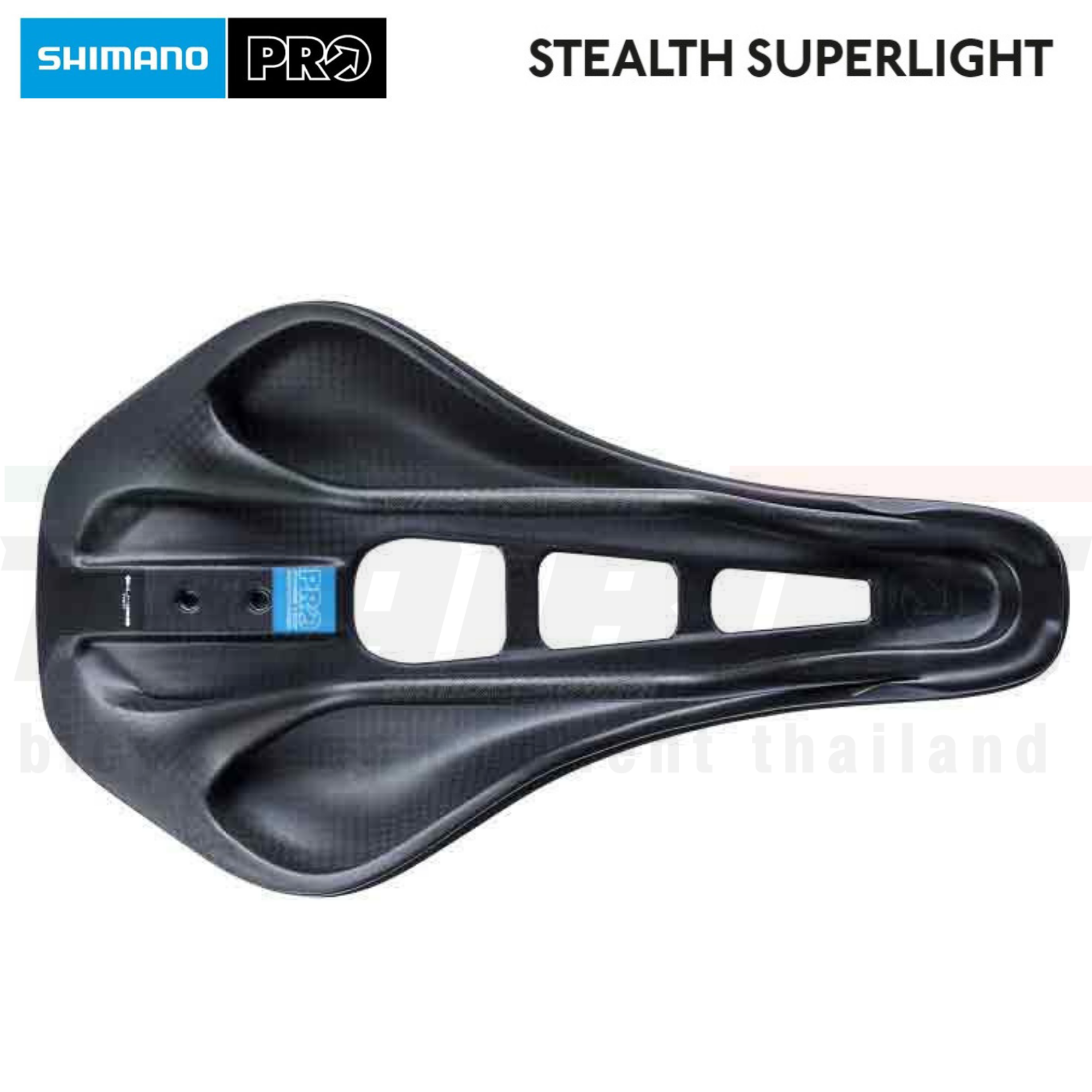 อานจักรยาน SHIMANO PRO STEALTH SUPERLIGHT สีดำ รางคาร์บอน
