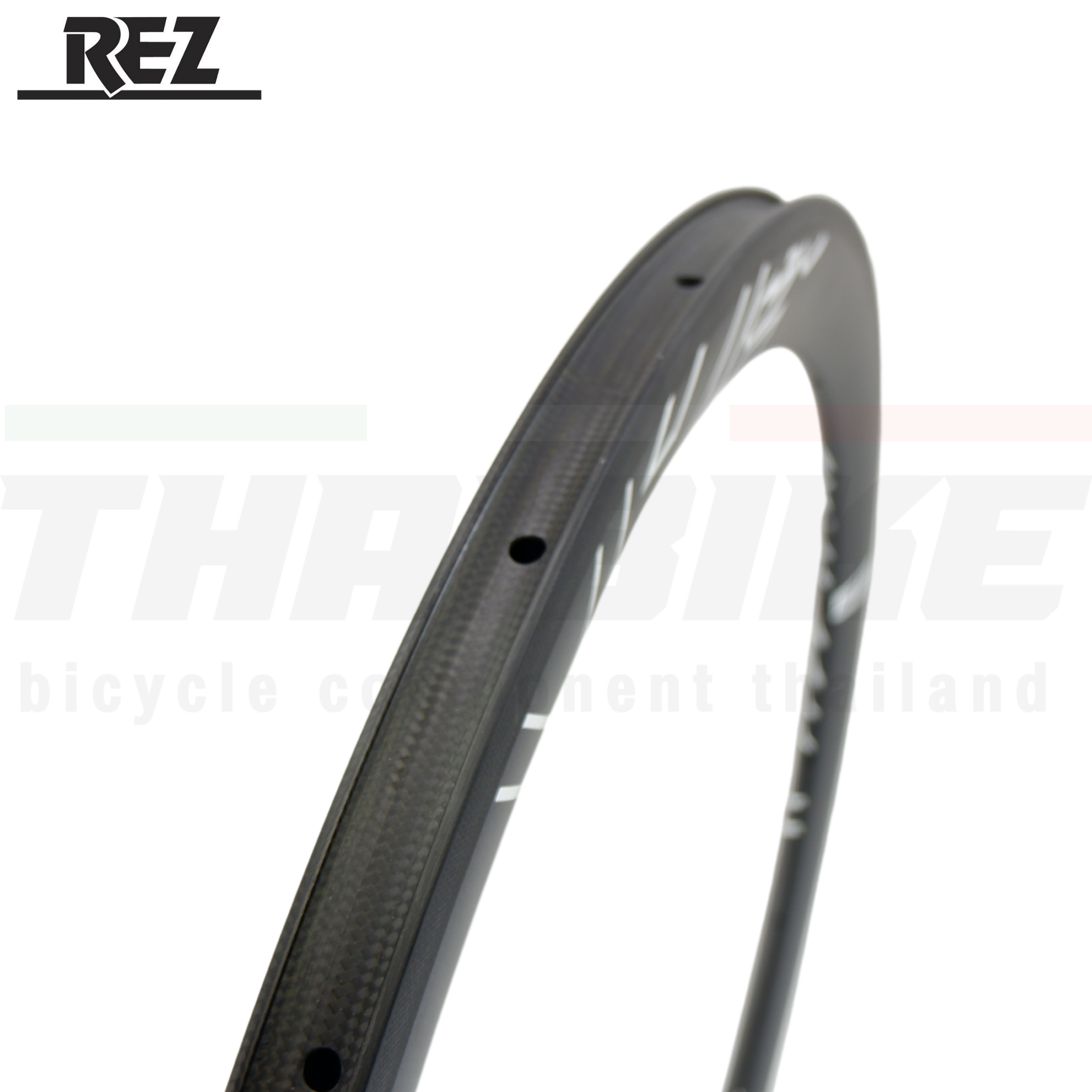 ขอบล้อจักรยานแบบคาร์บอน 700C REZ สูง 50มม. 18/21 รู