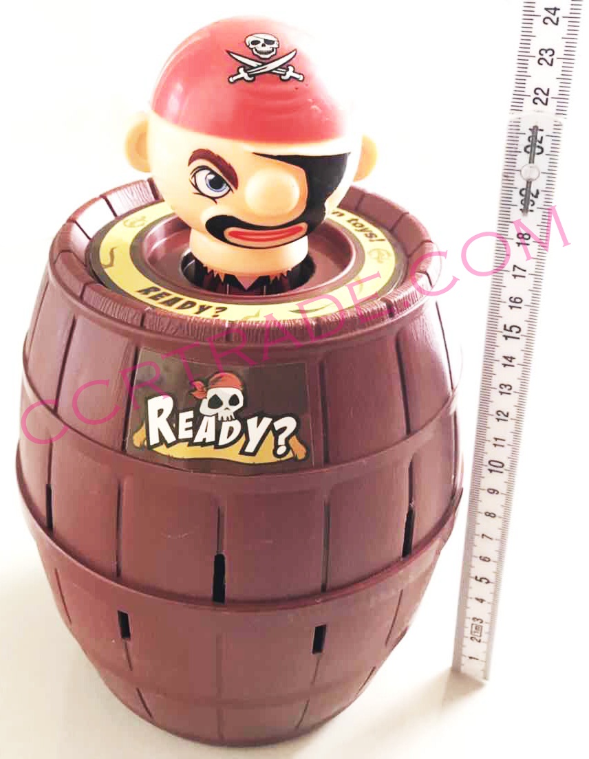 เกมส์โจรสลัดถัง+ดาบ 16 ชิ้นกล่องจัมโบ้ 21 ซม.(1x3)