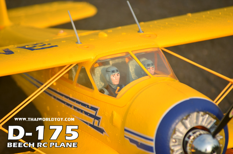 ฺBEECH D-175 RC PLANE เครื่องบินบังคับปีกสองชั้น