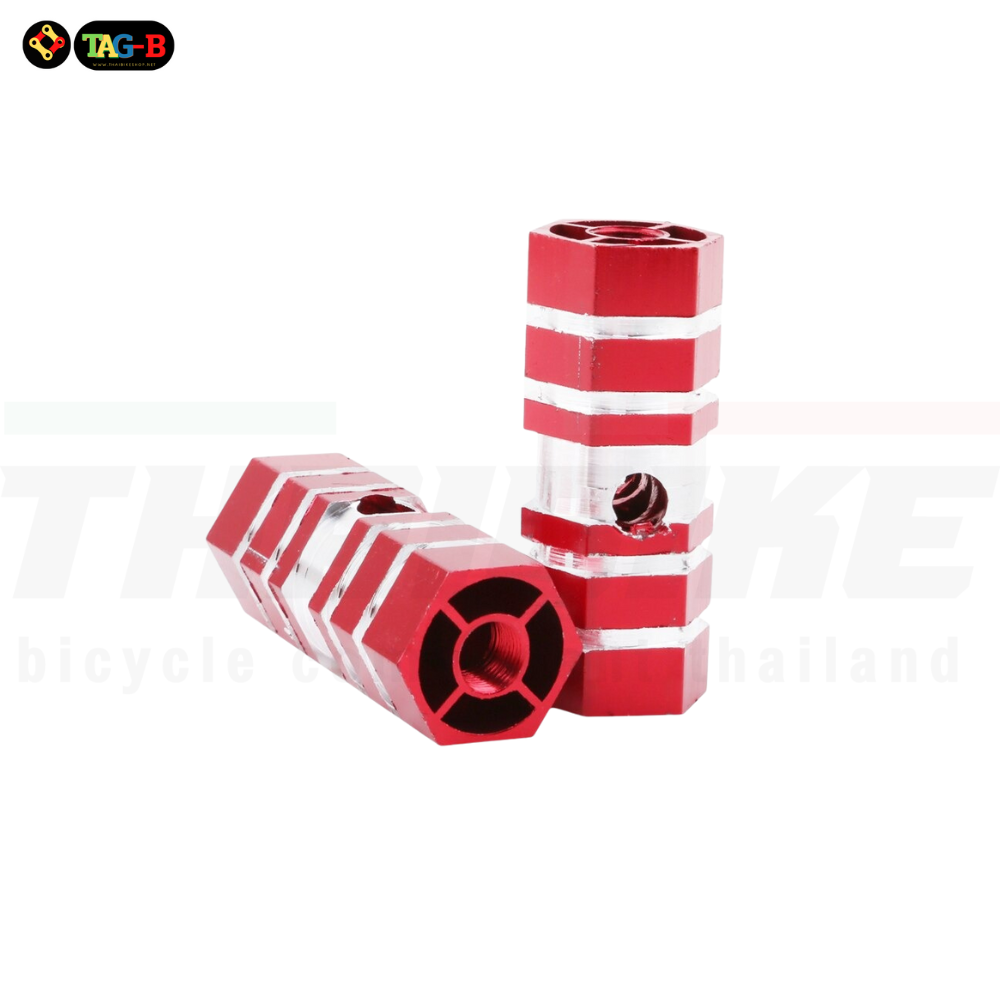 ที่วางเท้าอลูมิเนียม จักรยาน สำหรับแกน 15 ที่พักเท้าจักรยาน 02 THAIBIKE