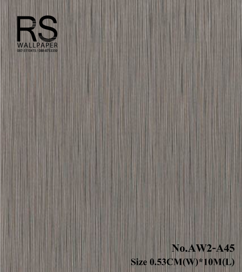 วอลเปเปอร์สีพื้นเทาดำ เท็กเจอร์นูน ริ้วเล็กๆ AW2-A45