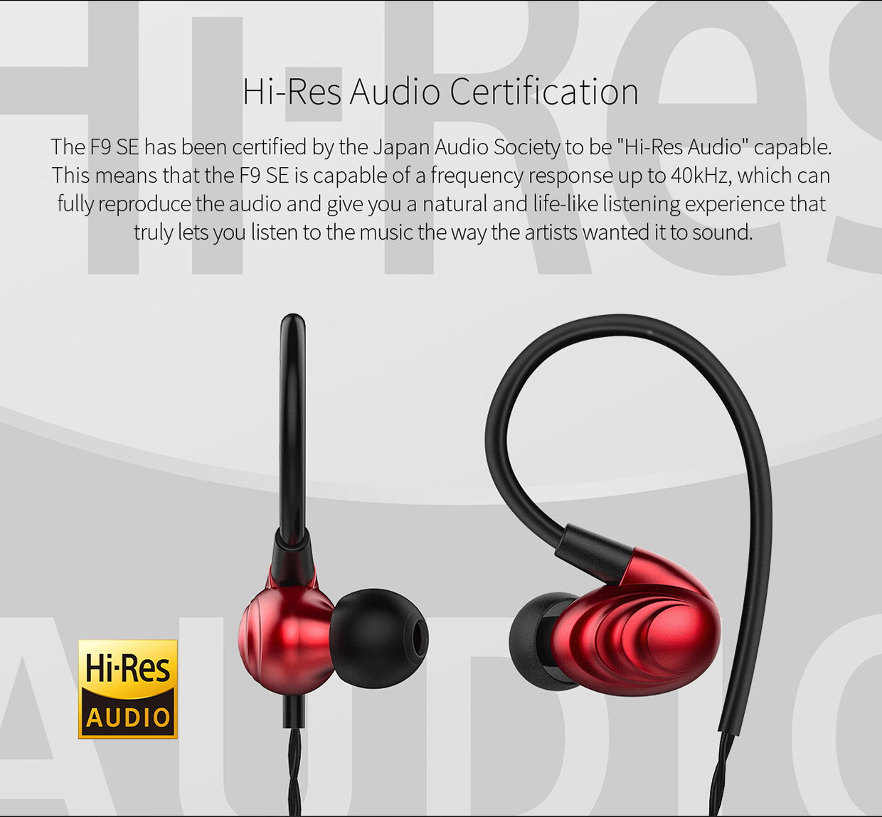 ขาย FiiO F9 SE หูฟัง3ไดร์เวอร์ (2BA+1Dynamic) ระดับ Hi-Res Audio (รุ่นนี้ถอดสายไม่ได้)