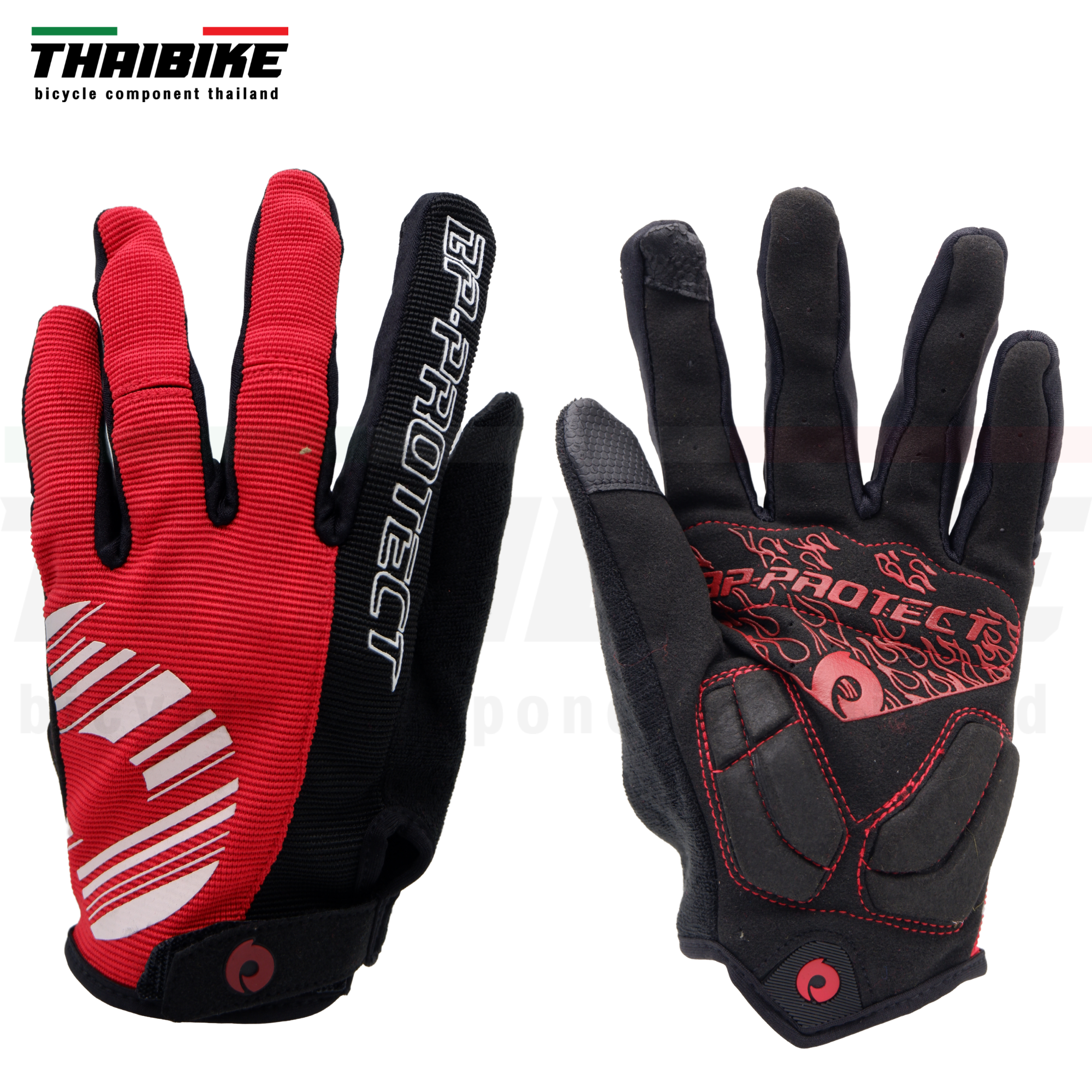ถุงมือปั่นจักรยานเต็มนิ้ว BP-PROTECT ถุงมือจักรยาน แบบยาว