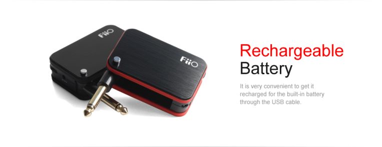 ขาย FiiO G01 แอมป์พกพาสำหรับกีต้าร์ไฟฟ้า / เบส พกพาง่าย สะดวก ปรับแต่งโทน และ ไดร์ฟได้ มีแบตในตัว