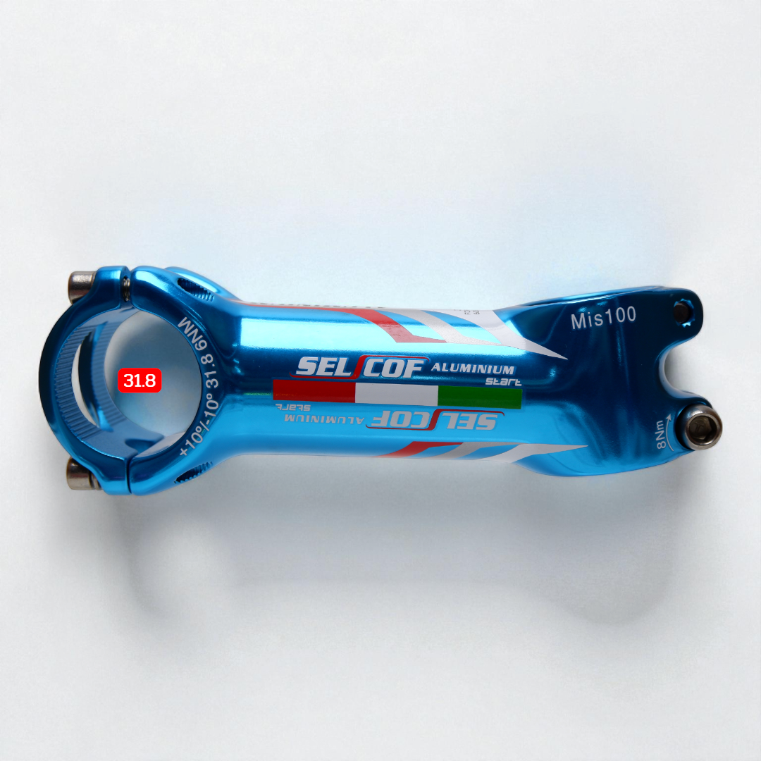 สเต็มจักรยานอลูมิเนียม +-10 ขนาดคอ 25.4/31.8 SELCOF KA052 KA053 3D FORGE